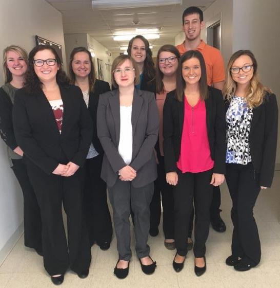 Health Information Management students posing for a photo